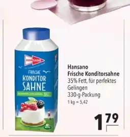 Citti Hansano Frische Konditorsahne tilbud