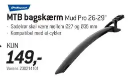 Thansen MTB bagskærm Mud Pro 26-29 tilbud