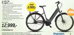 Thansen X-ZITE El-cykel Deluxe 5 tilbud