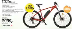 Thansen X-ZITE El-cykel MTB E2908 tilbud