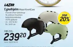 Thansen LAZER Cykelhjelm Maze KinetiCore tilbud