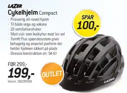 Thansen Lazer Cykelhjelm Compact tilbud
