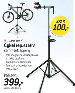 Thansen Cykel rep.stativ - sammenklappelig tilbud