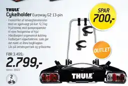 Thansen Thule Cykelholder Euroway G2 13-pin tilbud