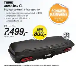 Thansen Thule Arcos box XL tilbud