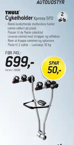 Thansen Thule Cykelholder Xpress 970 tilbud
