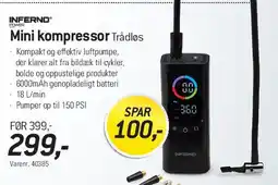 Thansen Mini kompressor, trådløs tilbud