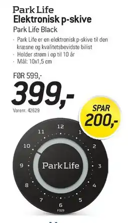 Thansen Park Life Elektronisk p-skive tilbud