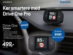 Thansen Drive One Pro Trafikalarm tilbud