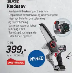 Thansen SLATE Kædesav tilbud