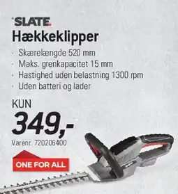 Thansen SLATE Hækkeklipper tilbud
