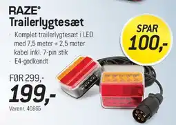 Thansen RAZE Trailerlygtesæt tilbud
