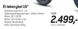 Thansen El-løbecykel 16 tilbud