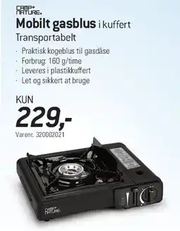 Thansen Mobil gasblus i kuffert tilbud