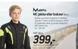 Thansen MC jakke eller bukser Børn tilbud