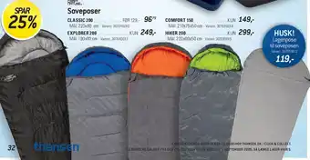 Thansen Soveposer tilbud