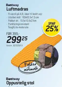 Thansen Bestway Luftmadras (enkelt) tilbud