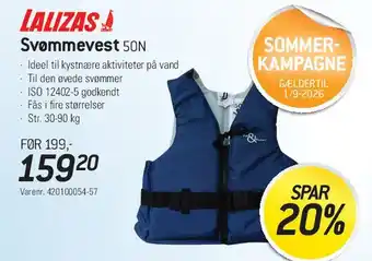 Svømmevest 50N