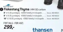 Thansen Fiskestang Thyma i HM/UD carbon tilbud