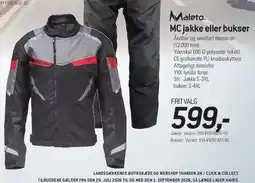 Thansen MC jakke eller bukser (voksen) tilbud