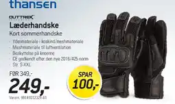 Thansen Læderhandske (kort sommerhandske) tilbud