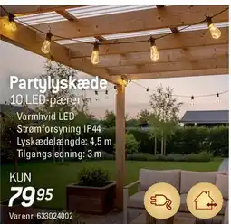Thansen Partylskæde 10 LED-pærer tilbud
