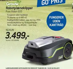Thansen Grouw Robotplæneklipper Pure Vision 600 tilbud