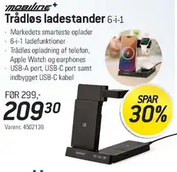 Thansen Trådløs ladestander 6-i-1 tilbud