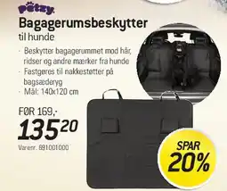 Thansen Bagagerumsbeskytter til hunde tilbud