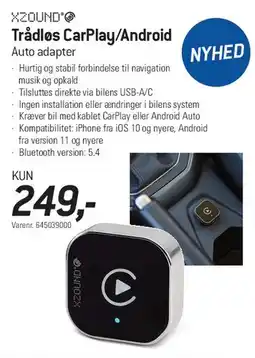 Thansen Trådløs CarPlay / Android Auto - Auto adapter tilbud