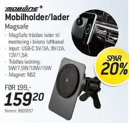 Thansen Mobilholder/lader MagSafe tilbud