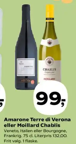 SuperBrugsen Amarone Terre di Verona eller Mionetto Chablis tilbud