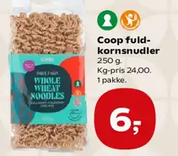 SuperBrugsen Coop fuldkornsnudler tilbud