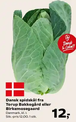 SuperBrugsen Dansk spidskål fra Torup Bakkegård eller Birkemosegaard tilbud