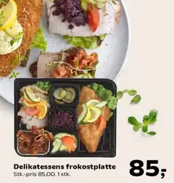 SuperBrugsen Delikatessens frokostplatte tilbud