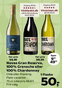 SuperBrugsen Novas Gran Reserva tilbud