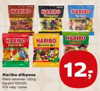 SuperBrugsen Haribo slikpose tilbud
