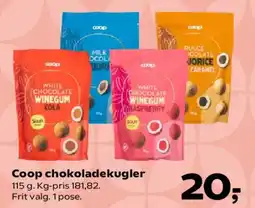 SuperBrugsen Coop chokoladekugler tilbud