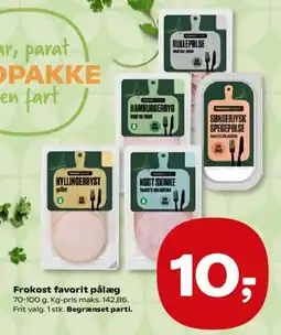 Kvickly Frokost favorit pålæg tilbud