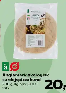 Kvickly Änglamark økologisk surdejspizzabund tilbud