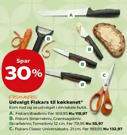 Kvickly Fiskars køkkenredskaber tilbud
