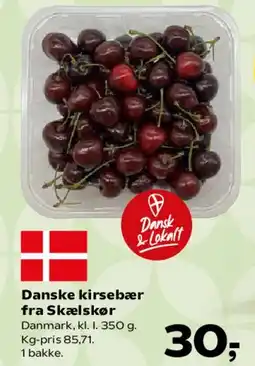 Kvickly Danske kirsebær fra Skælskør tilbud