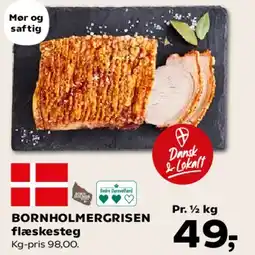 Kvickly Bornholmergrisen flæskesteg tilbud