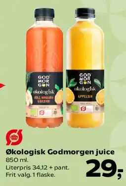 Kvickly Økologisk Godmorgen juice tilbud
