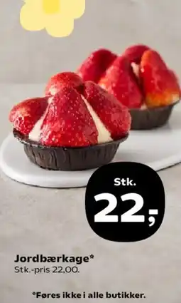 Kvickly Jordbærkage tilbud