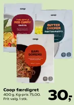Kvickly Coop færdigret tilbud