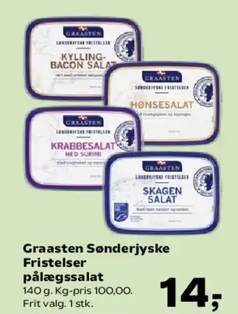 Kvickly Graasten Sønderjyske Fristelser pålægssalat tilbud