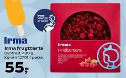 Kvickly Irma frugttærte / Irmas hindbærtærte tilbud