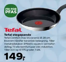 Kvickly Tefal stegepande tilbud