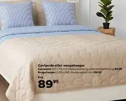 Kvickly Gavlpude eller sengetæppe tilbud